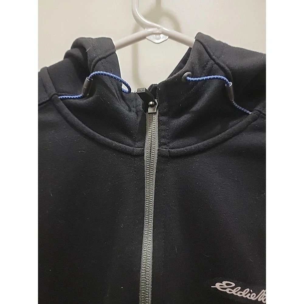 Eddie Bauer Jacket Mens XXL Hooded Outdoor Fleece Lined Full Zip. Freeheat